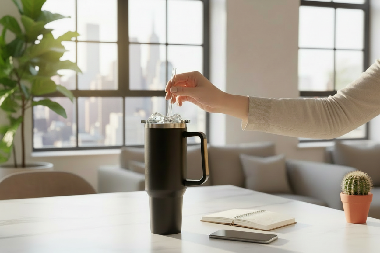 Mug Isotherme avec poignée de 1200ML